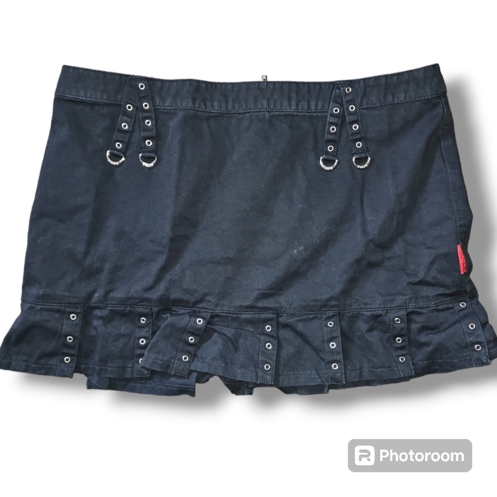 2x TRIPP pleated goth skirt